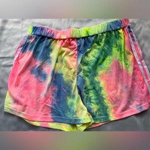 Shein Tie Dye Side Shorts